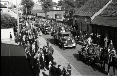 Tartu gaidide-skautide karnevalipidustuste rongkäik  similar photo