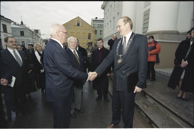 Ungari Vabariigi presidendi külaskäik Tartu Ülikooli, 13. dets.2000