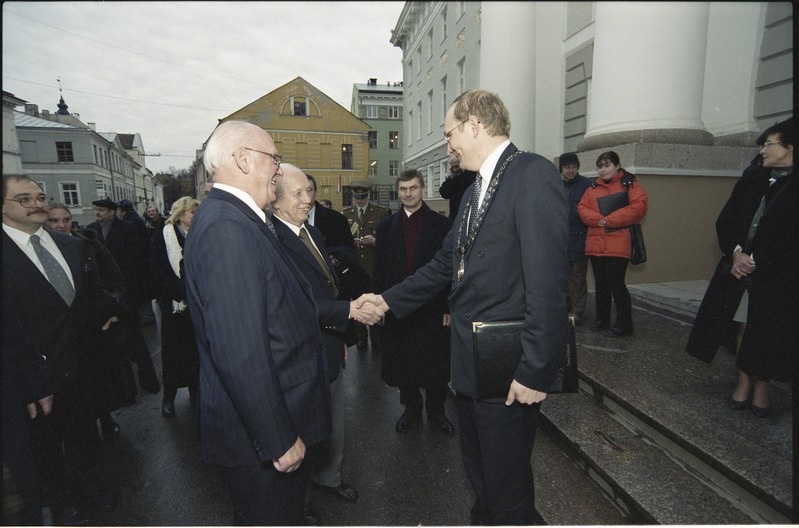 Ungari Vabariigi presidendi külaskäik Tartu Ülikooli, 13. dets.2000