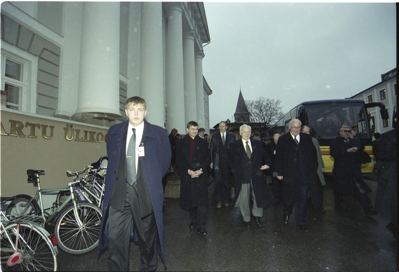 Ungari Vabariigi presidendi külaskäik Tartu Ülikooli, 13. dets.2000