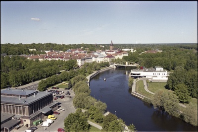 Vaade Tartu linnale Plasku katuselt  similar photo