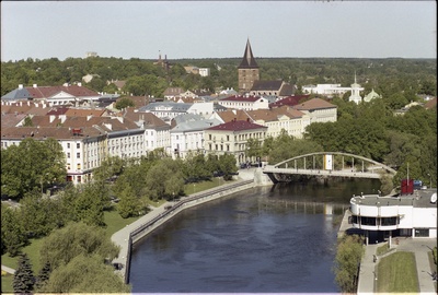 Vaade Tartu linnale Plasku katuselt  similar photo