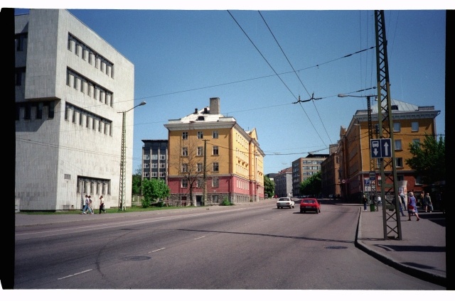 Endla Street in Tallinn, view towards Tõnismäe