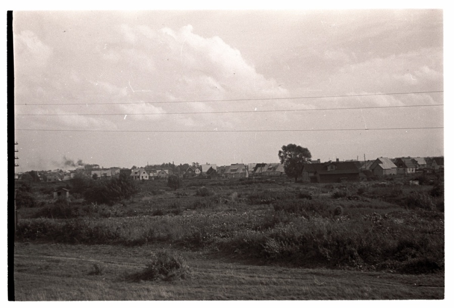 Tallinn, individual warehouses in Lilleküla district, view of the railway between Tondi and Lilleküla stations.