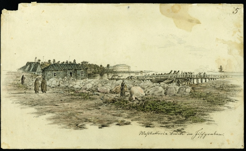 View of Kalamaja and Lääne batteries