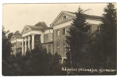 Räpina põllumajanduse gümnaasium, endine Räpina mõisa härrastemaja  duplicate photo