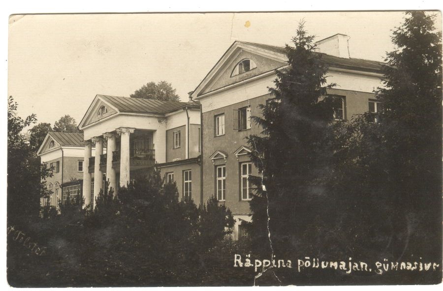 Räpina põllumajanduse gümnaasium, endine Räpina mõisa härrastemaja