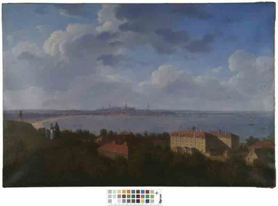 View to Tallinn from the sugar factory  duplicate photo