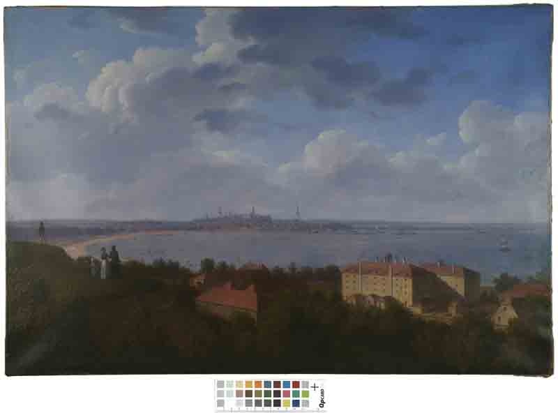 View to Tallinn from the sugar factory