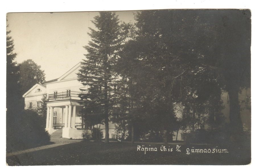 Räpina põllumajanduse gümnaasium, endine Räpina mõisa härrastemaja
