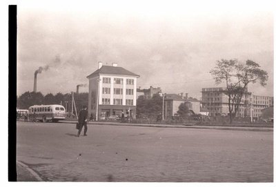 Tallinn, Lomonossov Street start, view from Stalin Square.  similar photo