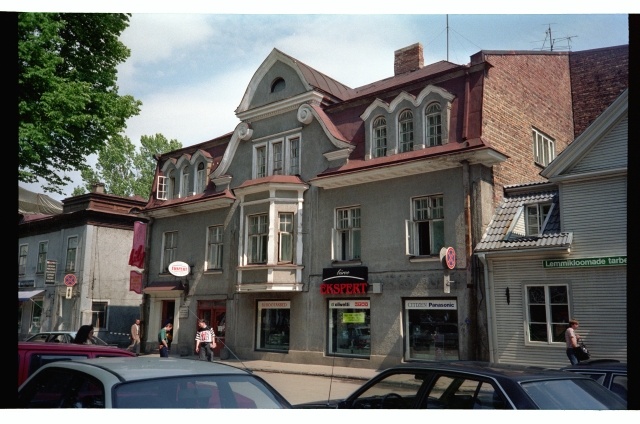 Buildings at the beginning of Tatari Street in Tallinn