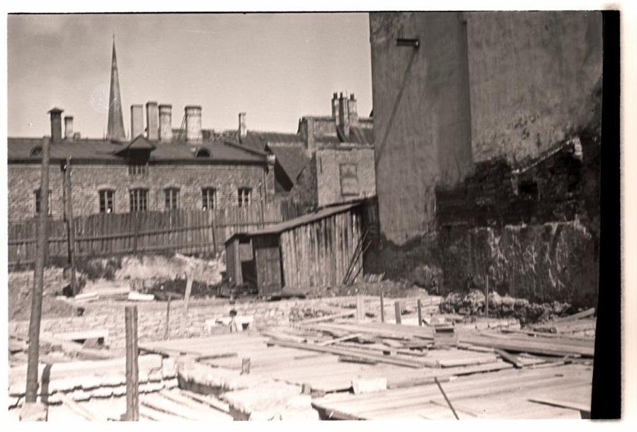 Tallinn, Viru Street 11-15, construction of production buildings in the artell "Lembitu".