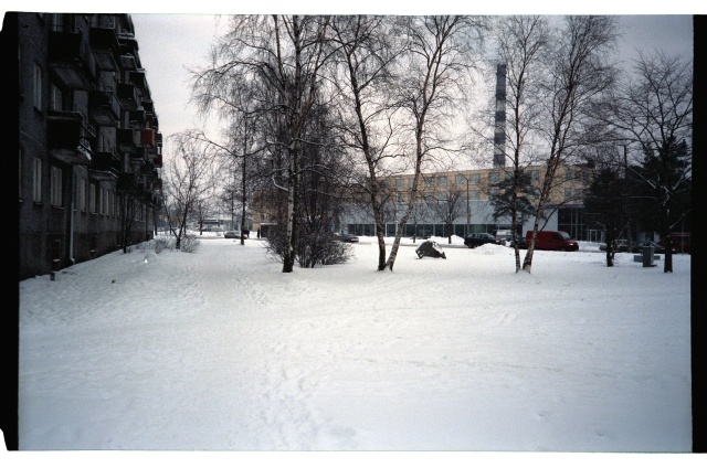 View on the corner of the Academy and Kadaka road in Tallinn