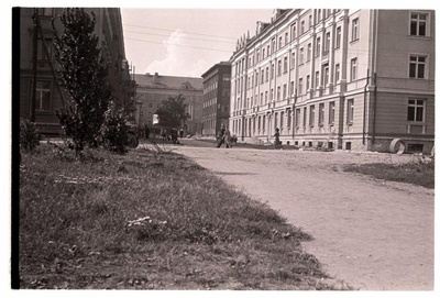 Tallinn, Lembitu Street 10c view along the crossroads towards the Kaupmehe Street.  similar photo