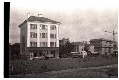 Tallinn, Lomonossov Street start, view from Stalin Square.  similar photo