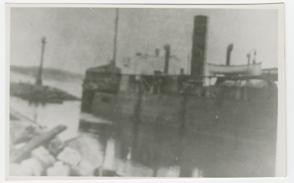 A/l "Eestirand" wreck in the Gulf of Cople on the Model