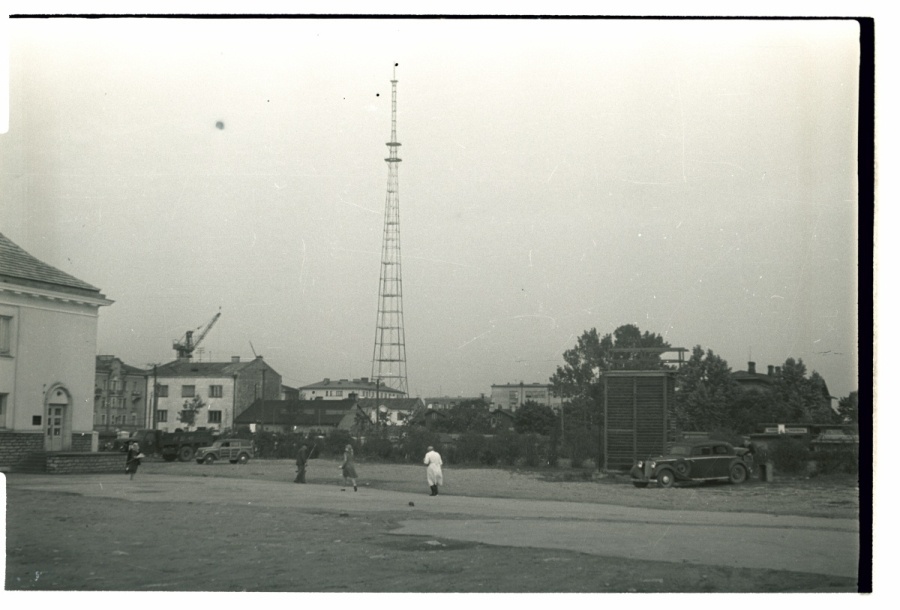 Tallinn, Television, view from the Central Market Square.