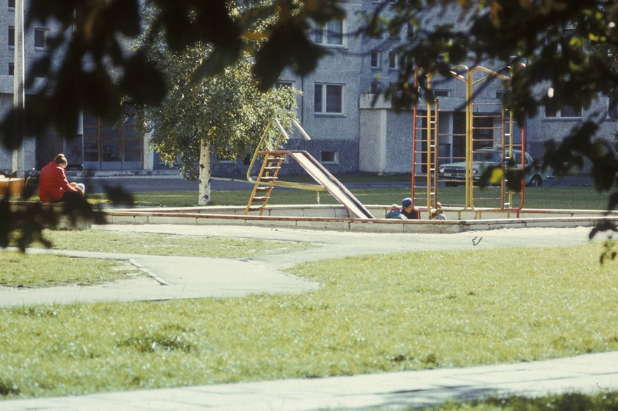 Lilleküla, view of the playground