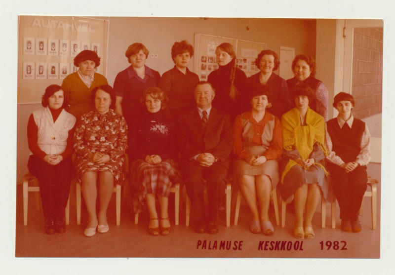 Palamuse Keskkooli õpetajad, 1982. a