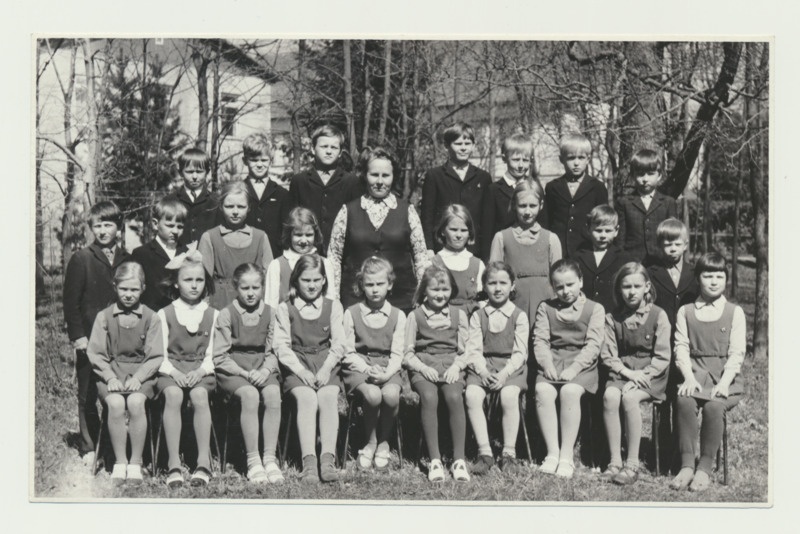 Palamuse Keskkooli II kl 1974. a kevadel