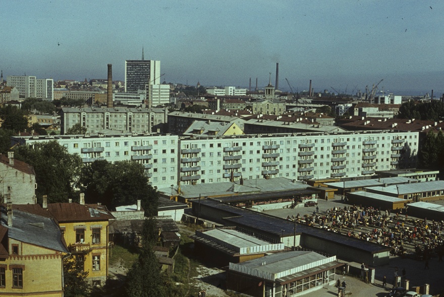 Keldrimäe and Central Market, central city towers
