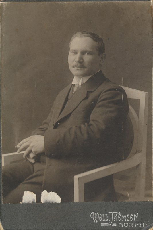 Portreefoto "Oskar Luts", 1912