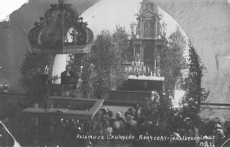 Palamuse Laulupidu Kontsert-jumalateenistus 13.VI.1926