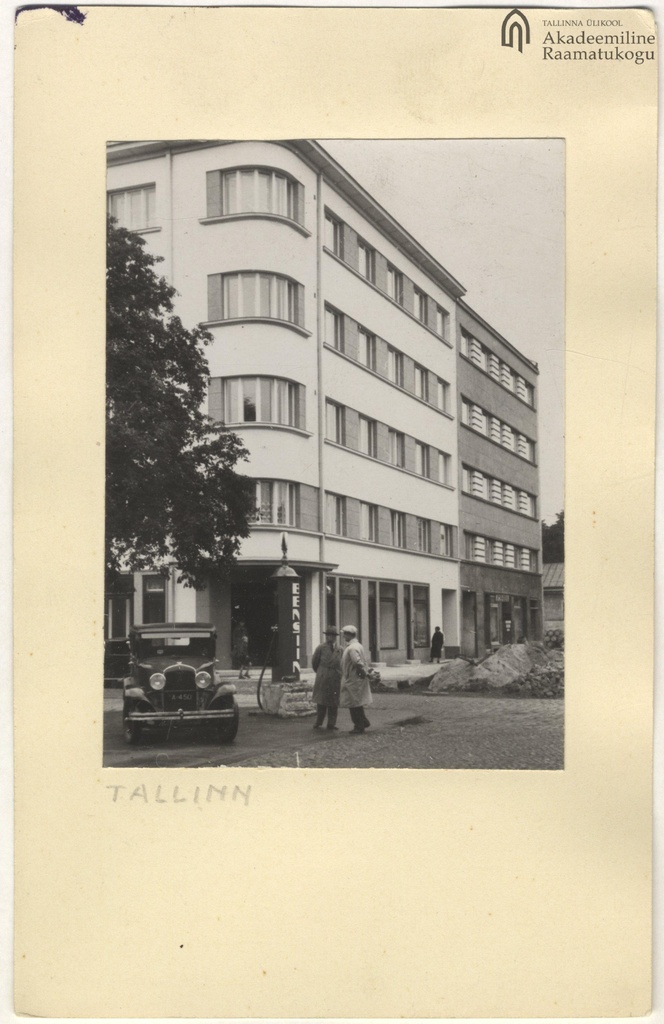Tallinn. Petrol station in Garden Street