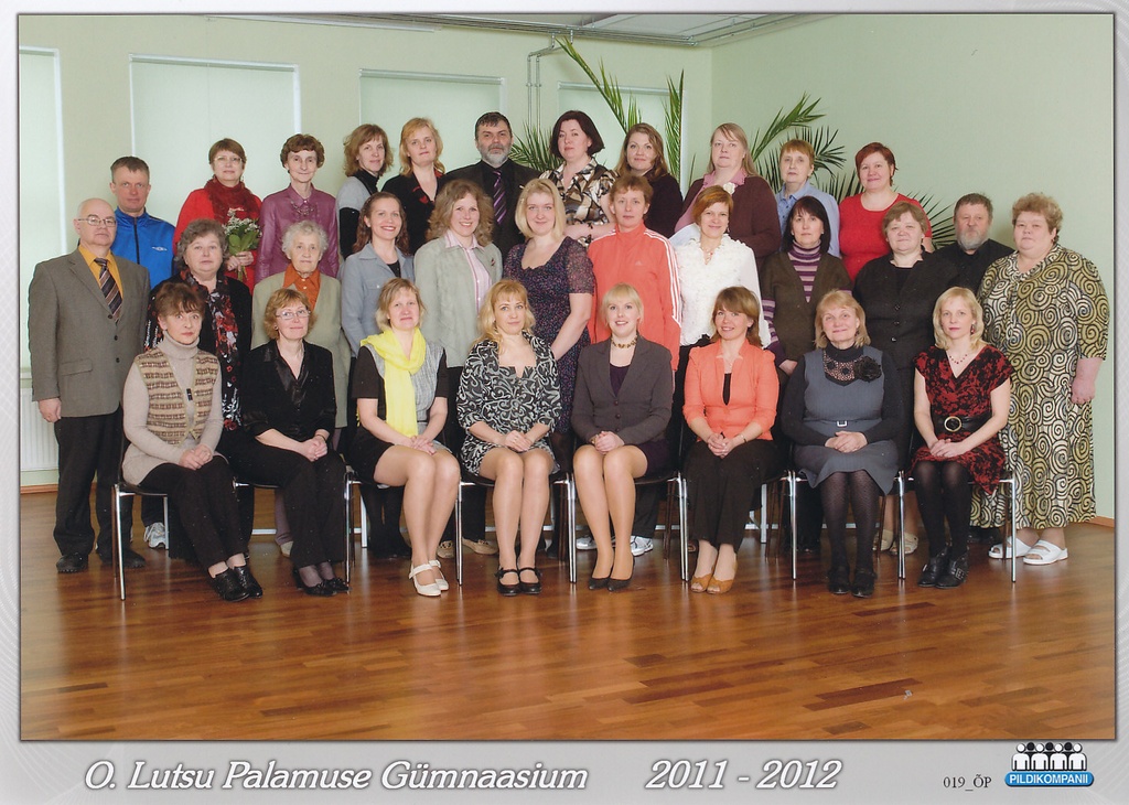O. Lutsu Palamuse Gümnaasium 2011-2012, õpetajad