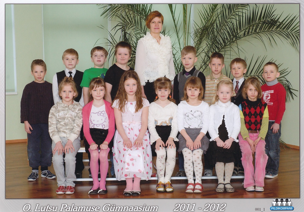 O. Lutsu Palamuse Gümnaasium 2011-2012, 1. kl