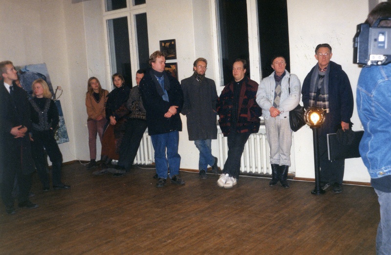 Näituse "Müütiline Tartu vaim" avamine Kunstnike Majas dets. 1995.