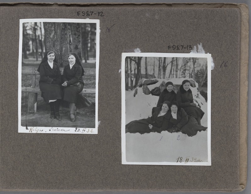 Hermine Peterson ja Erika Saarem