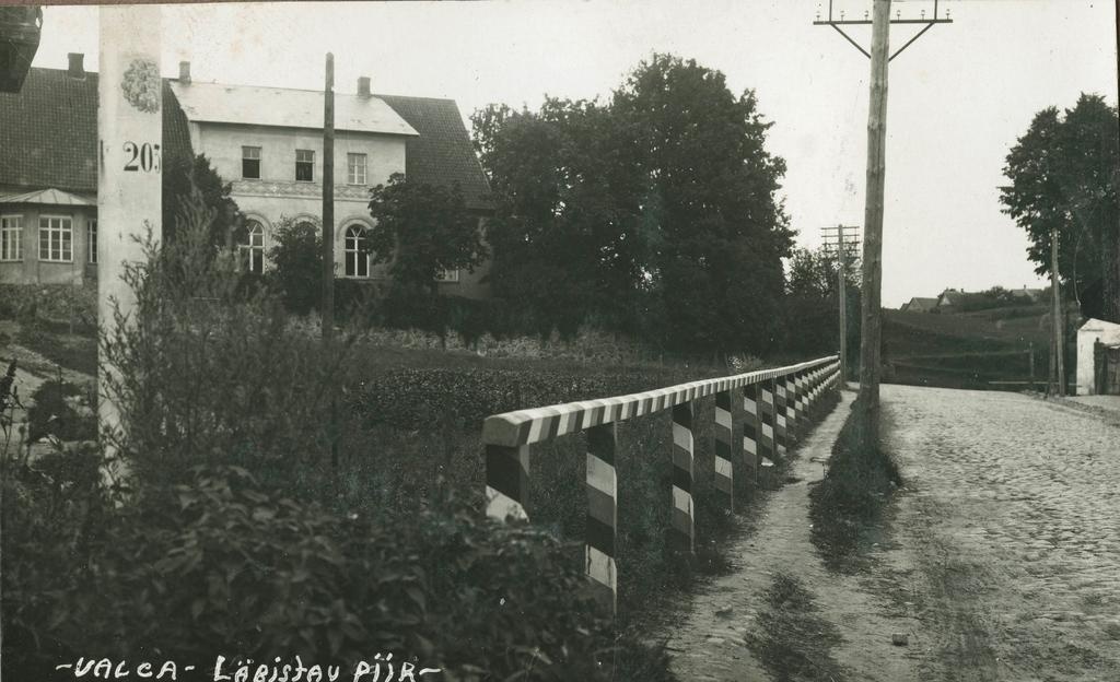 Valga. Eesti - Läti piir