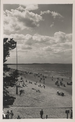 Estonian summer place Narva-Jõesuu : sand = das Strandbild  similar photo