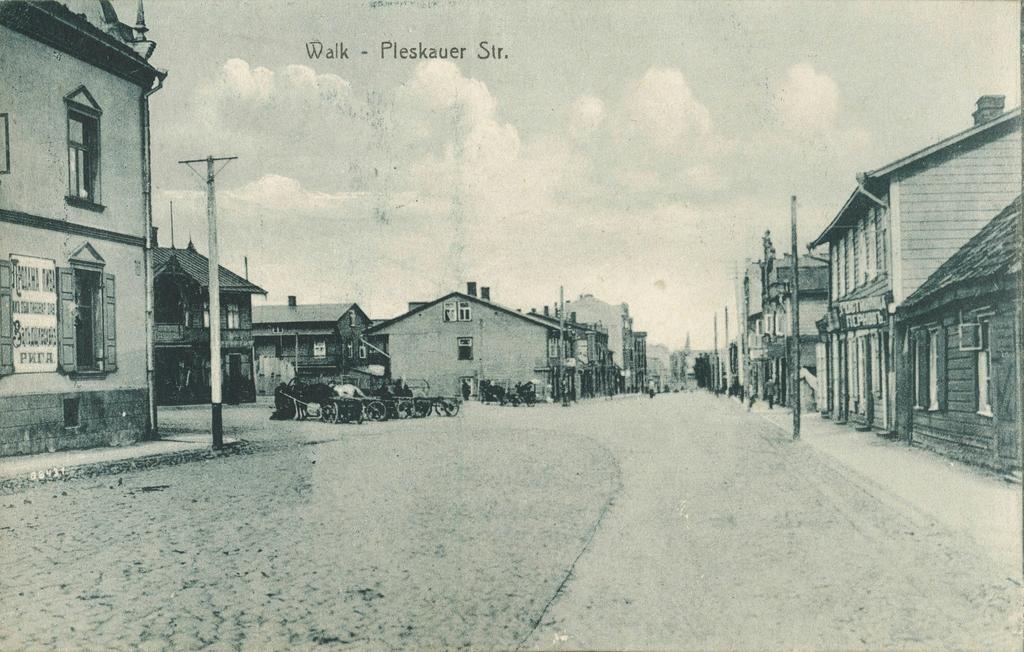 Valga. Pihkva tänav