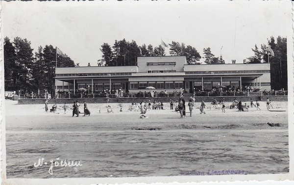 View of Narva-Jõesuu beach building