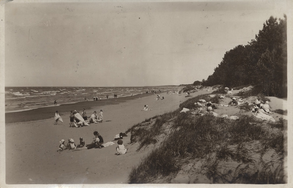 Estonian summer place Narva-Jõesuu : sea beach