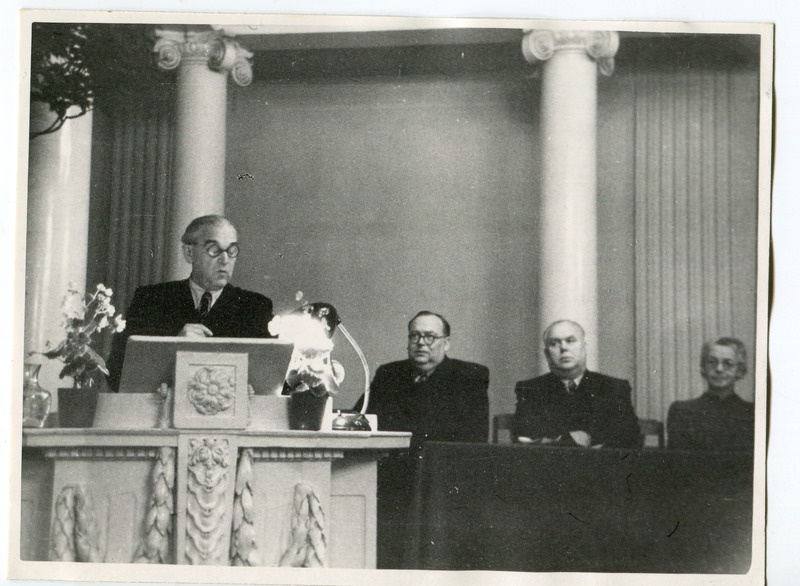 Ludvig Puusepa sünniaastapäeva tähistamine Tartu Ülikooli aulas