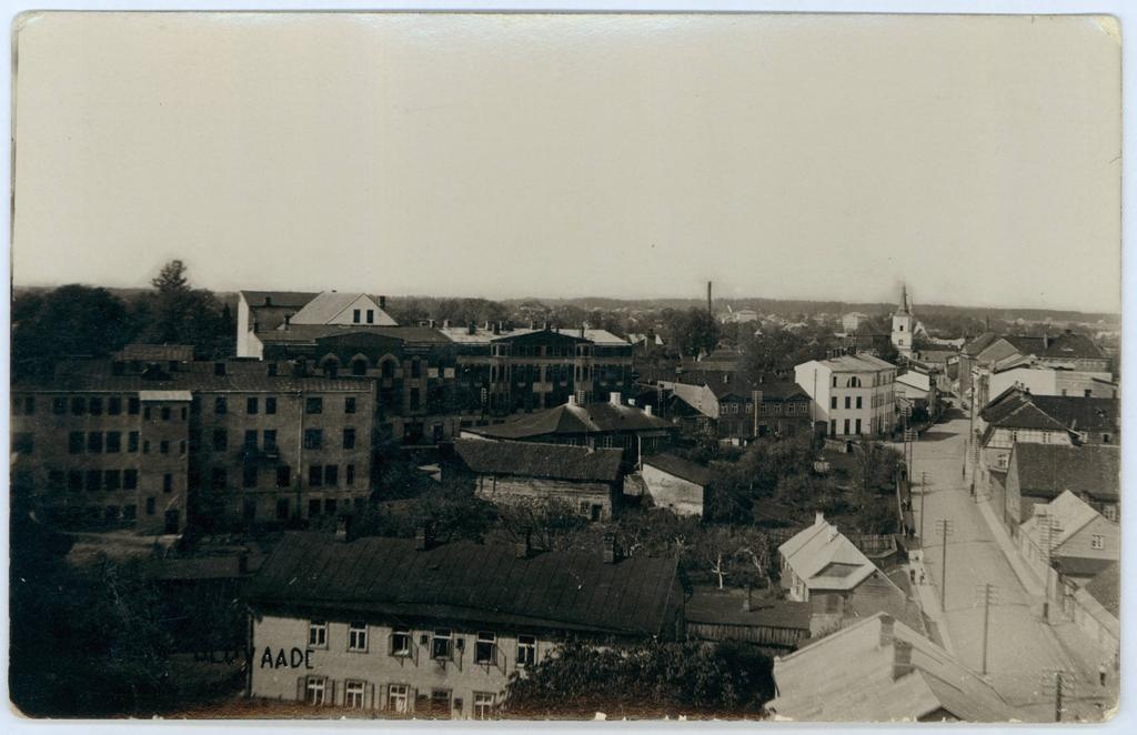 Valga. Vaade Jaani kiriku poole
