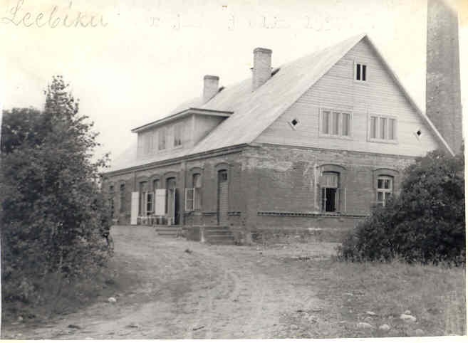 After the reconstruction of the Leebiku Milk Association building in 1957.