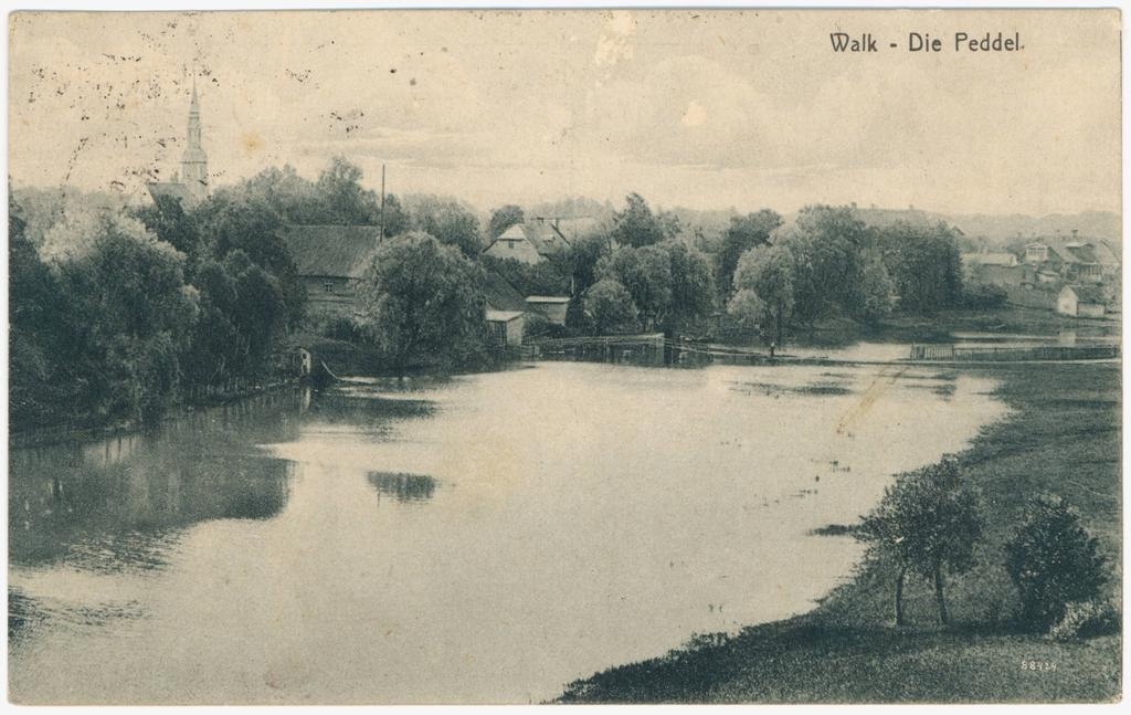 Valka vaade üle Pedeli jõe