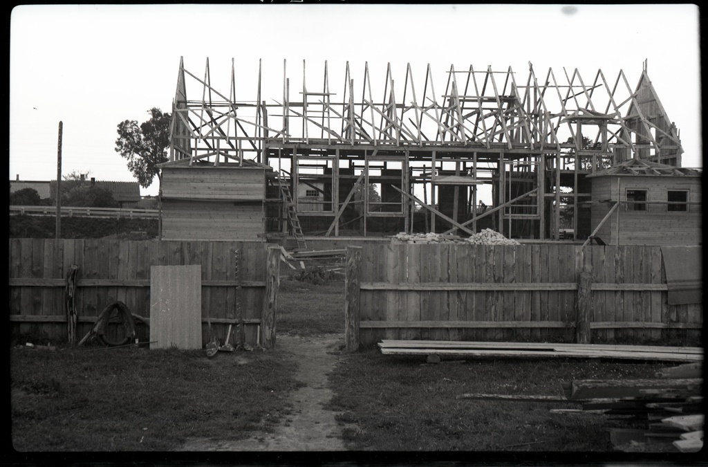 Koduranna kalurikolhoosi klubihoone ehitus Nasval