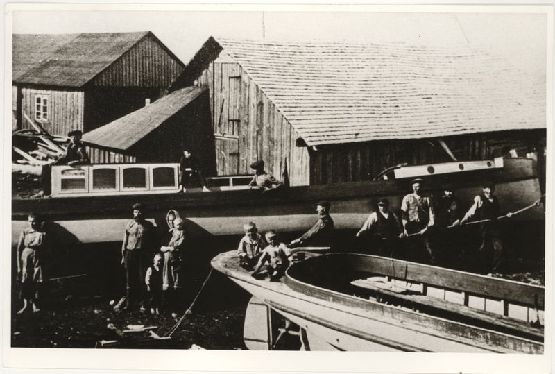 Aksberg boat industry on the island of Prangli