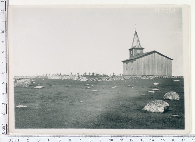 Assistant Church of Prangli Island (cable) from the southeast of 1922