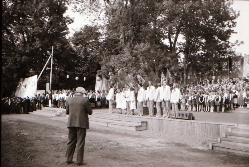 Negatiiv. Laululava Haapsalu piiskopilinnuses, esinejad 15.-17.06.1979