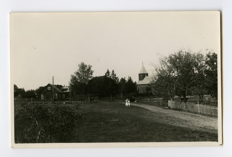 Naissaarr, view school house; front plan 22 girls