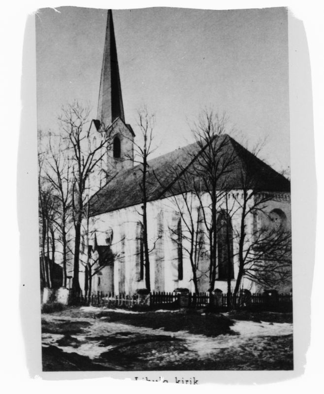 Negatiiv. Lihula kirik - Läänemaa. 1967. 
Kopeerija: M. Arro.