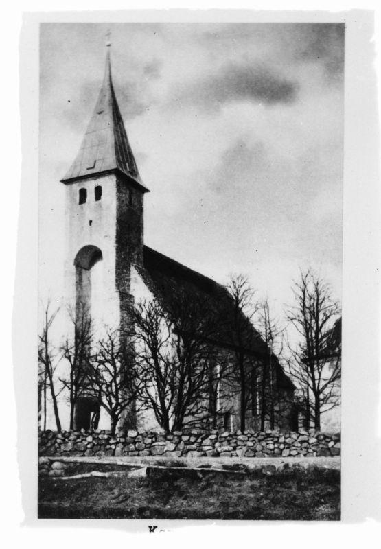 Negatiiv. Karuse kirik. Läänemaa. 1967. 
Kopeerija: M. Arro.