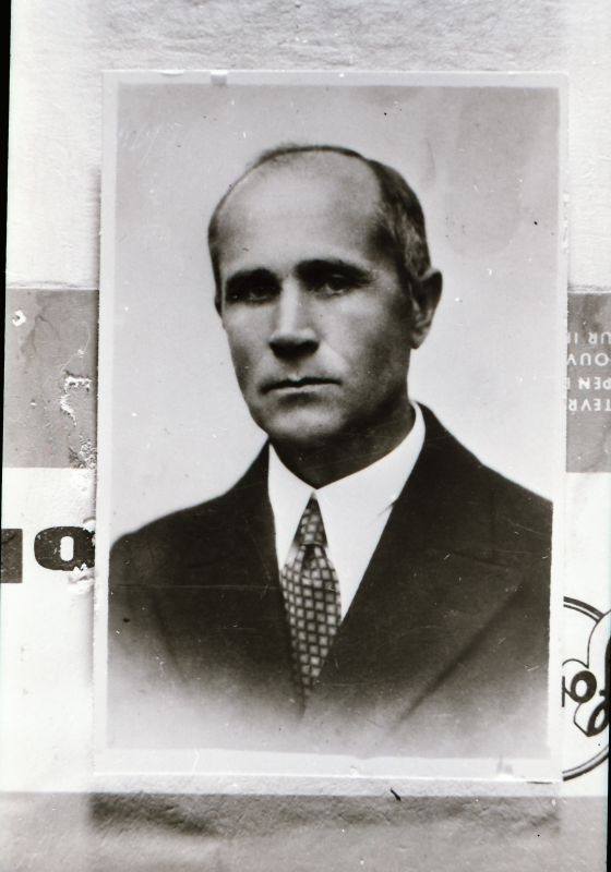 Tselluloidnegatiiv. Jüri Uustalu 1936a.